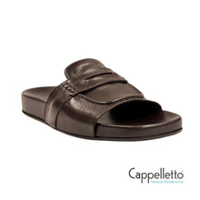 Carica l'immagine nel visualizzatore di Gallery, JOSS Mules in Nappa Glove Coffee 1287
