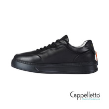 Carica l&#39;immagine nel visualizzatore di Gallery, PHOENIX Sneaker Uomo in Nappa Full Black
