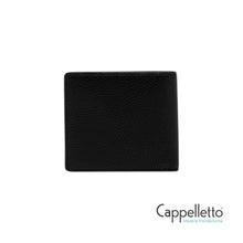 Carica l&#39;immagine nel visualizzatore di Gallery, Portafoglio da Uomo in Pelle Nera 18293
