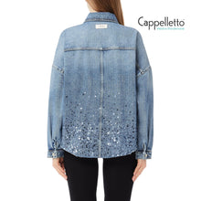 Carica l&#39;immagine nel visualizzatore di Gallery, Giubbino Over Denim Blue UF5111

