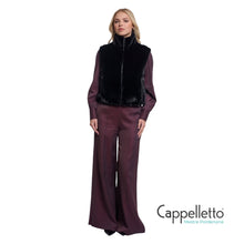 Carica l'immagine nel visualizzatore di Gallery, NIKKI Gilet EcoPelliccia Nero
