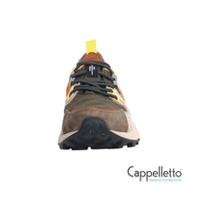 Carica l&#39;immagine nel visualizzatore di Gallery, YAMANO 3 Uomo Suede/Nylon Grey-Yellow

