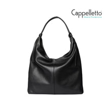 Carica l&#39;immagine nel visualizzatore di Gallery, WENDA DO Borsa in Pelle Black/Gold

