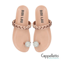 Carica l'immagine nel visualizzatore di Gallery, Ciabattina Flat con Gioiello Nude
