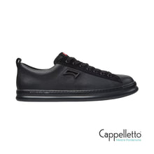 Carica l'immagine nel visualizzatore di Gallery, RUNNER Sneaker Uomo in Pelle Nera
