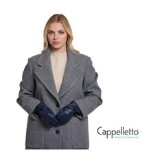 Carica l'immagine nel visualizzatore di Gallery, SEMIRA Guanti in Pelle con Fiocco Dark Navy
