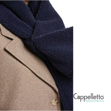 Carica l&#39;immagine nel visualizzatore di Gallery, ASHO Sciarpa Teddy Grigio Notte
