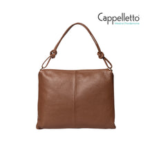 Carica l&#39;immagine nel visualizzatore di Gallery, ELUNA DO Borsa in Pelle Dark Cuoio/Gold
