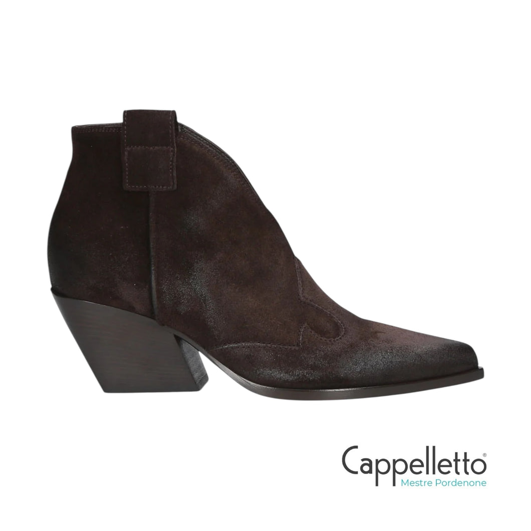 Texano Basso E2004 in Suede Testa di Moro