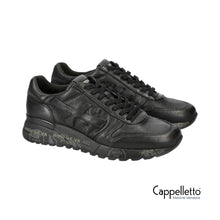 Carica l&#39;immagine nel visualizzatore di Gallery, MICK Sneaker Uomo Nero 7108
