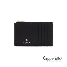 Carica l'immagine nel visualizzatore di Gallery, CAMELIA M Zipped Card Case Nero
