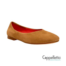 Carica l'immagine nel visualizzatore di Gallery, ROME Ballerina Sacchetto Flex Suede Fudge
