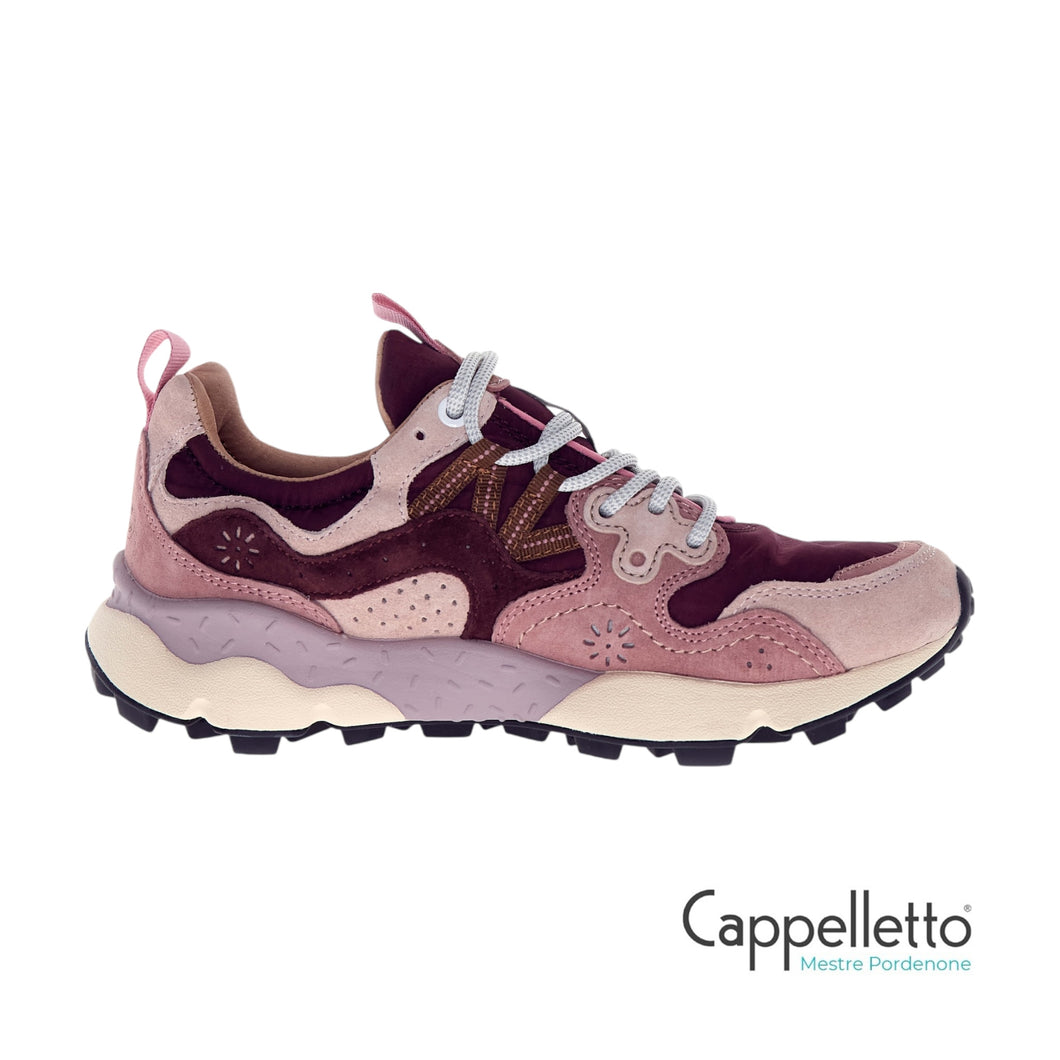 YAMANO 3 Donna Suede/Nylon Light Rose-Pink-Brown