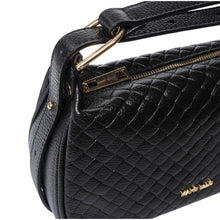 Carica l&#39;immagine nel visualizzatore di Gallery, MAVIRA PLOT Borsa in Pelle Black/Gold
