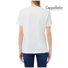 Carica l&#39;immagine nel visualizzatore di Gallery, T-Shirt Moda Manica Corta Bianco/Faithful Shine MF5414
