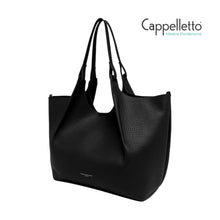 Carica l&#39;immagine nel visualizzatore di Gallery, DUA Big Borsa in Pelle Nero/Castoro
