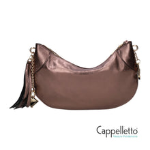 Carica l'immagine nel visualizzatore di Gallery, Borsetta 3047 in Pelle Laminata Metallic Gold
