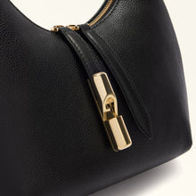 Carica l'immagine nel visualizzatore di Gallery, GOCCIA S Shoulder Bag Vitello Nero/Light Gold
