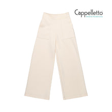 Carica l&#39;immagine nel visualizzatore di Gallery, ENYA Pantalone Gamba Larga Scuba - Gesso
