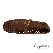 Carica l'immagine nel visualizzatore di Gallery, BALZA Ballerina in Pelle Intrecciata Mid Brown
