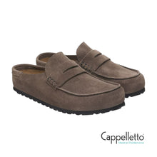 Carica l&#39;immagine nel visualizzatore di Gallery, NAPLES Wrapped Concrete Gray Suede Uomo
