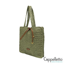 Carica l'immagine nel visualizzatore di Gallery, NEFELI Shopper in Paglia Crochet Taiga
