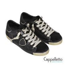 Carica l&#39;immagine nel visualizzatore di Gallery, PRSX Donna Glitter Metal Pony Nero/Oro GMP1
