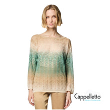 Carica l&#39;immagine nel visualizzatore di Gallery, MASSIVE Maglia ZigZag Degradè Acqua
