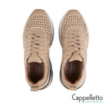 Carica l'immagine nel visualizzatore di Gallery, LIVERPOOL Donna Pelle Intrecciata Camel 2211
