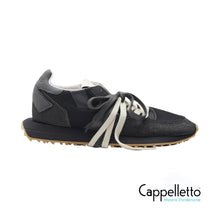 Carica l&#39;immagine nel visualizzatore di Gallery, RUSH MONOBLOCK Sneaker Donna Glitter Nero
