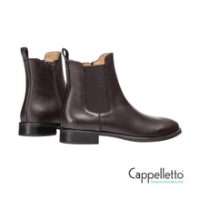 Carica l'immagine nel visualizzatore di Gallery, BARTY Chelsea Boot Donna in Pelle Marrone
