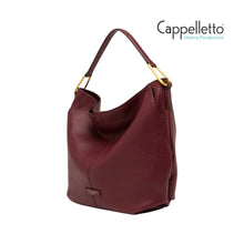 Carica l&#39;immagine nel visualizzatore di Gallery, NATASHA Borsa in Pelle Wine Berry
