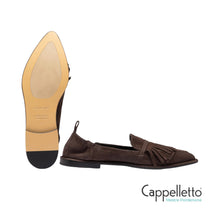 Carica l'immagine nel visualizzatore di Gallery, GRACE 1323 Scarpa Flat Camoscio Toffee
