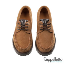 Carica l&#39;immagine nel visualizzatore di Gallery, CPH 616 Scarpa Derby Donna in Suede NewBrown
