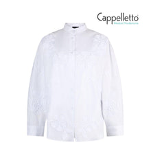Carica l'immagine nel visualizzatore di Gallery, Camicia con Ricami Bianco CA6170
