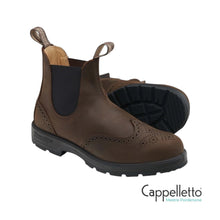 Carica l'immagine nel visualizzatore di Gallery, Blundstone 2444 Antique Brown Brogue Waxed Leather
