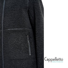 Carica l'immagine nel visualizzatore di Gallery, AMI Cappotto Teddy Reversibile con Cappuccio Urban Teal
