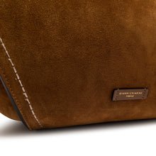 Carica l&#39;immagine nel visualizzatore di Gallery, BLOOM Borsa in Pelle Scamosciata Cognac
