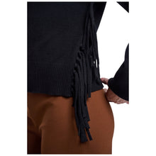 Carica l'immagine nel visualizzatore di Gallery, MELIS PullOver con Frange Nero

