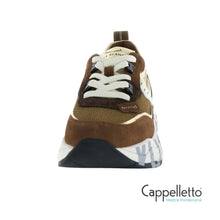 Carica l'immagine nel visualizzatore di Gallery, CLUB105 Sneaker Donna Suede/Nylon Cocoa-Dark Brown

