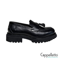 Carica l'immagine nel visualizzatore di Gallery, Mocassino Donna BL35029 Old Crust Nero
