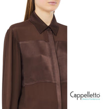 Carica l&#39;immagine nel visualizzatore di Gallery, Camicia Manica Lunga Cioccolato MF5106
