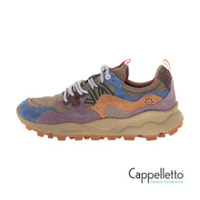 Carica l&#39;immagine nel visualizzatore di Gallery, YAMANO 3 UNI Suede/Nylon Petrol-Grey-Light Papaya
