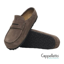 Carica l&#39;immagine nel visualizzatore di Gallery, NAPLES Wrapped Concrete Gray Suede Uomo
