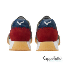 Carica l'immagine nel visualizzatore di Gallery, Sneaker Uomo 9758 Military/Blue/Red
