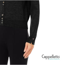 Carica l&#39;immagine nel visualizzatore di Gallery, Maglia Manica Lunga Nera CF5411
