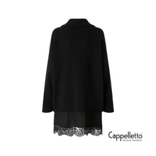 Carica l&#39;immagine nel visualizzatore di Gallery, ETICHETTATURA Abito in Maglia con inserto in Pizzo Nero
