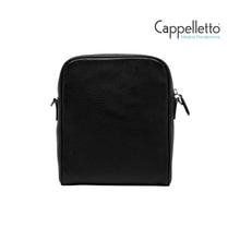 Carica l&#39;immagine nel visualizzatore di Gallery, FLORENCE Borsa a Tracolla da Uomo in Pelle Nera

