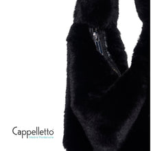 Carica l'immagine nel visualizzatore di Gallery, CHERYL Borsetta EcoPelliccia CrossBody Nero
