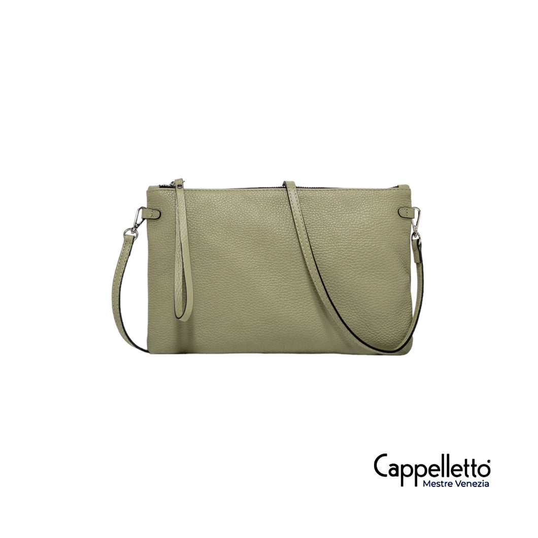 HERMY Borsa Pelle Salade Green